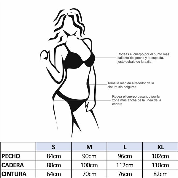 Talla  XL - TRAJE DE BAÑO COMPLETO