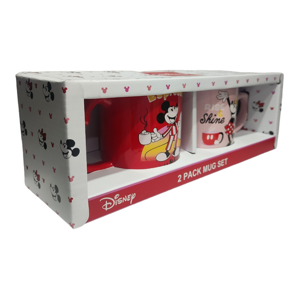 2 Pack Mug Set Mickey Mouse Disney Tazas