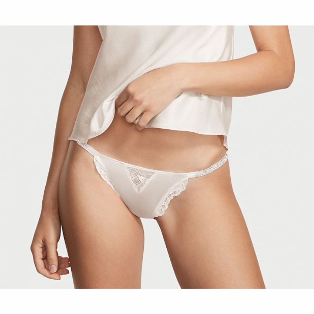 Bikini Tanga Bikini BrasileÃ±a Blanca TALLA S Bikini Brasileña