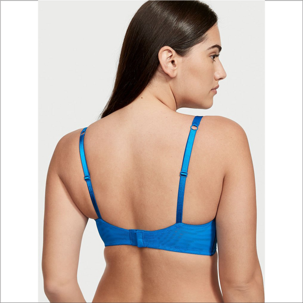 36C - Brasier push up de encaje con tirantes con brillo que añade 2 copas