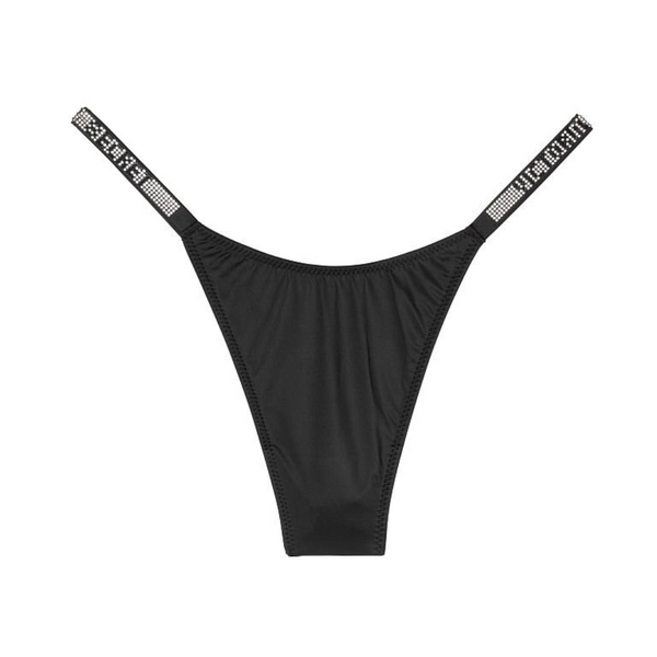 TALLA L - Tanga Brasileña Negra