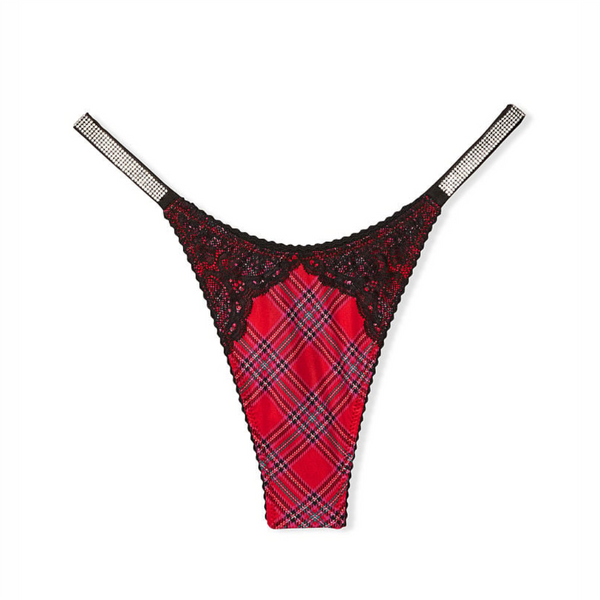 TALLA L - Tanga Brasileña Cuadros