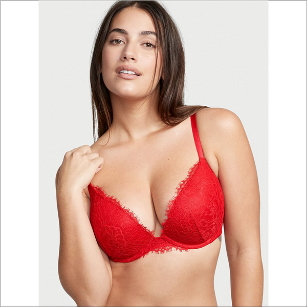 34B - Brassier push up de encaje