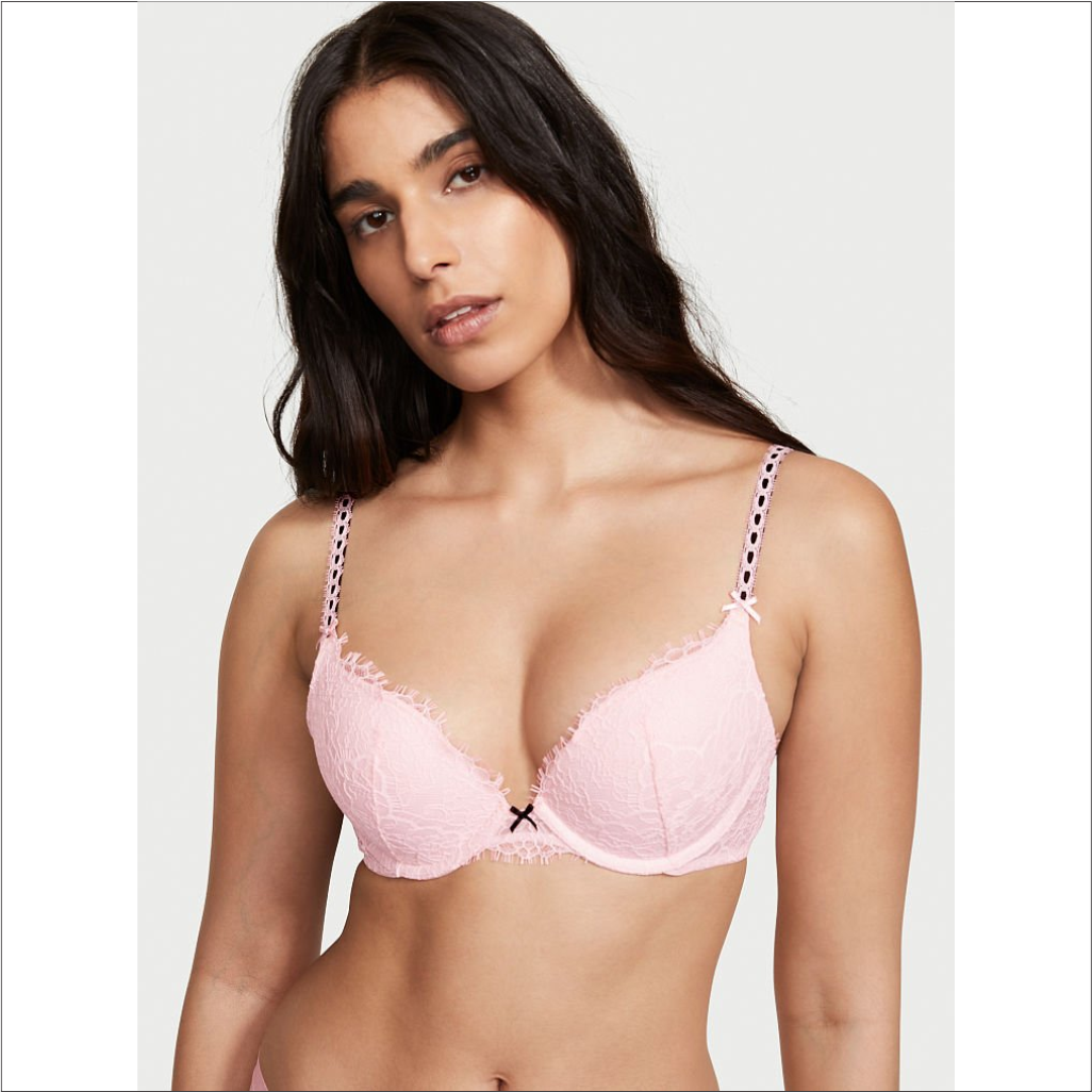 36D- Brasier de encaje Beauty Pink Shy