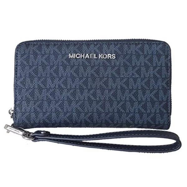 Michael Kors Cartera Muñequera Azul Marino
