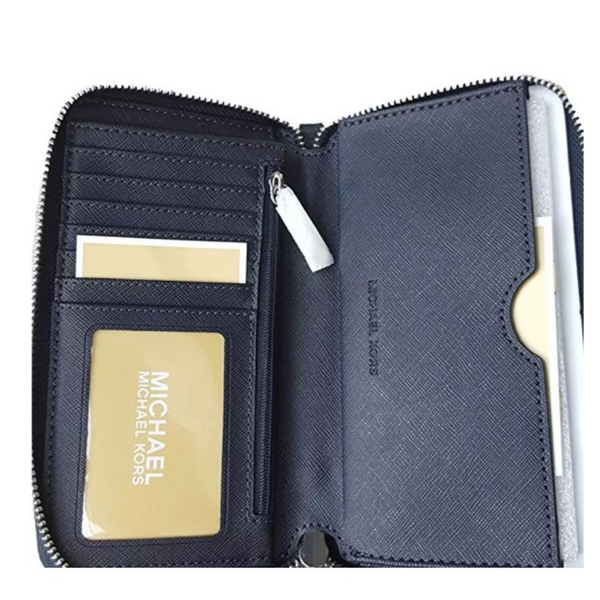 Michael Kors Cartera Muñequera Azul Marino