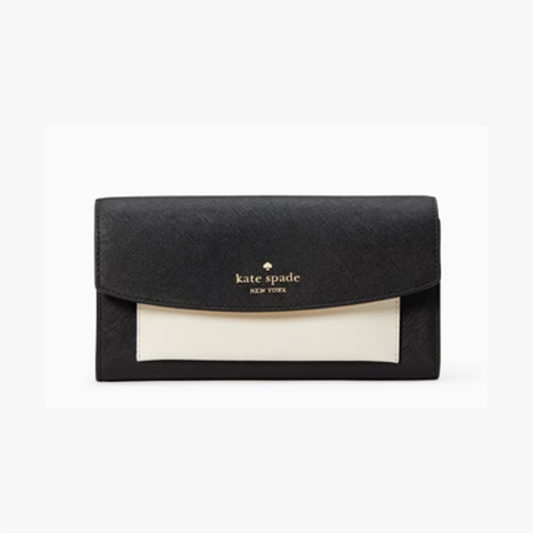 Kate Spade Black Cartera con Tarjetero