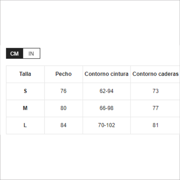 Talla M - TRAJE DE BAÑO COMPLETO