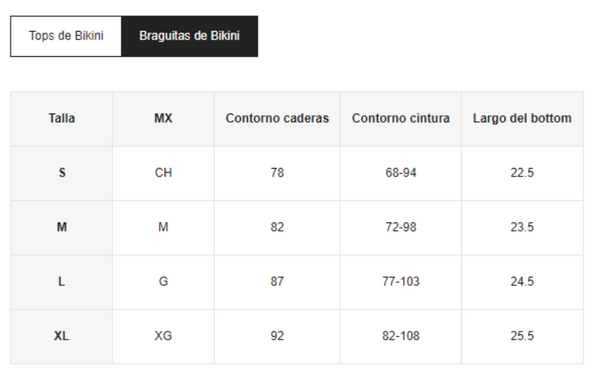 Talla M - TRAJE DE BAÑO COMPLETO