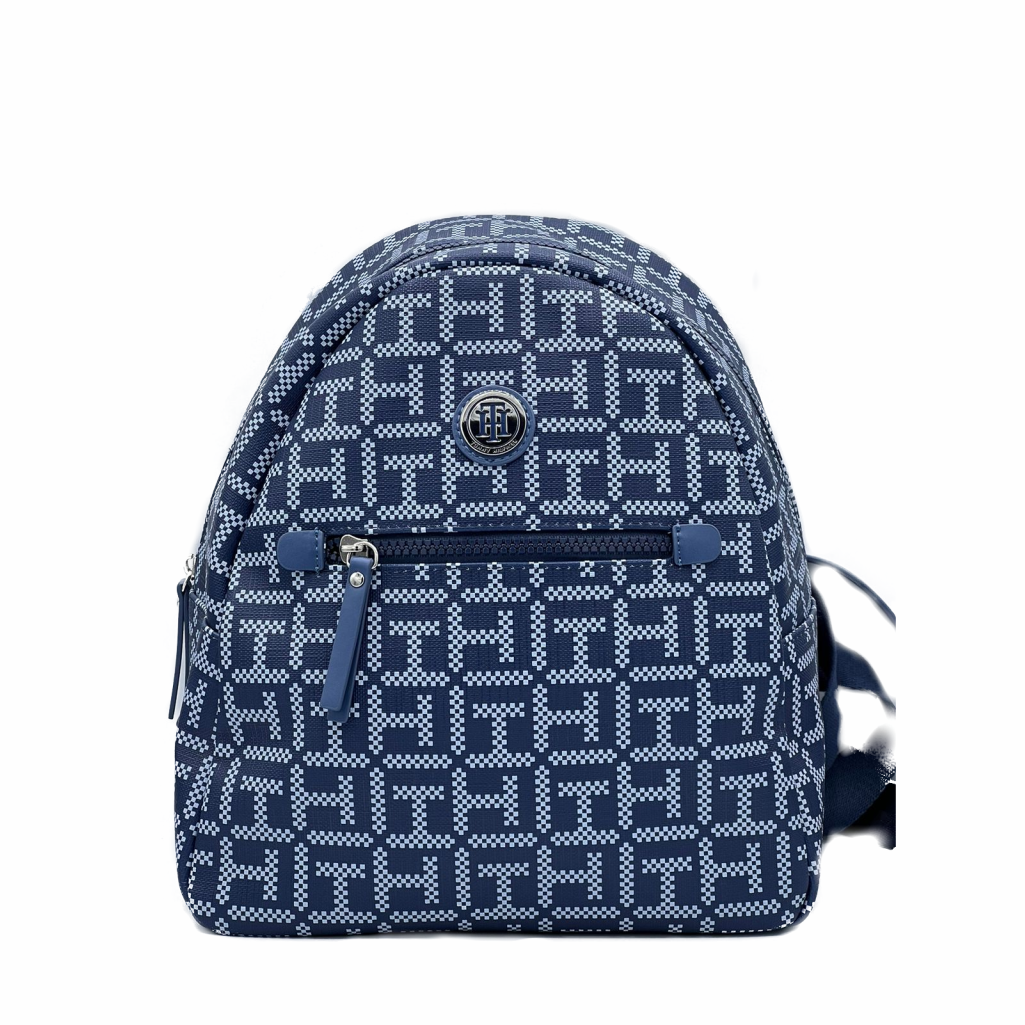 Tommy Hilfiger Azul Mochila Mediana
