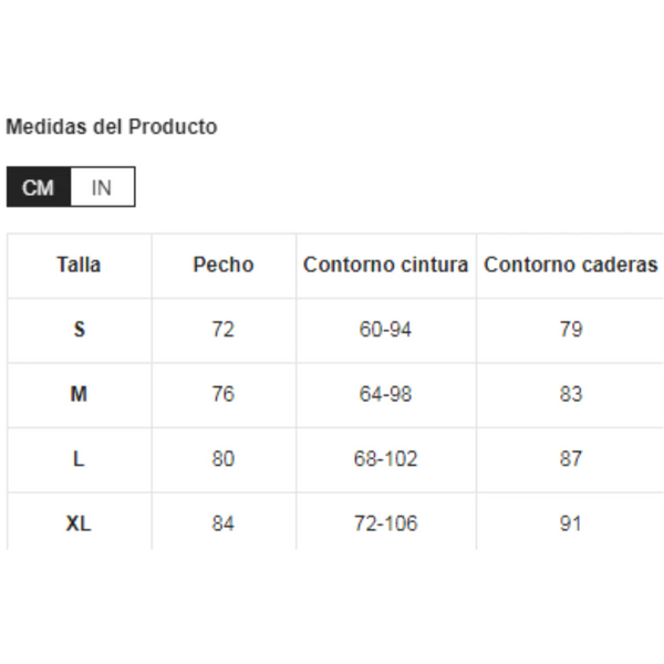 Talla S - TRAJE DE BAÑO COMPLETO