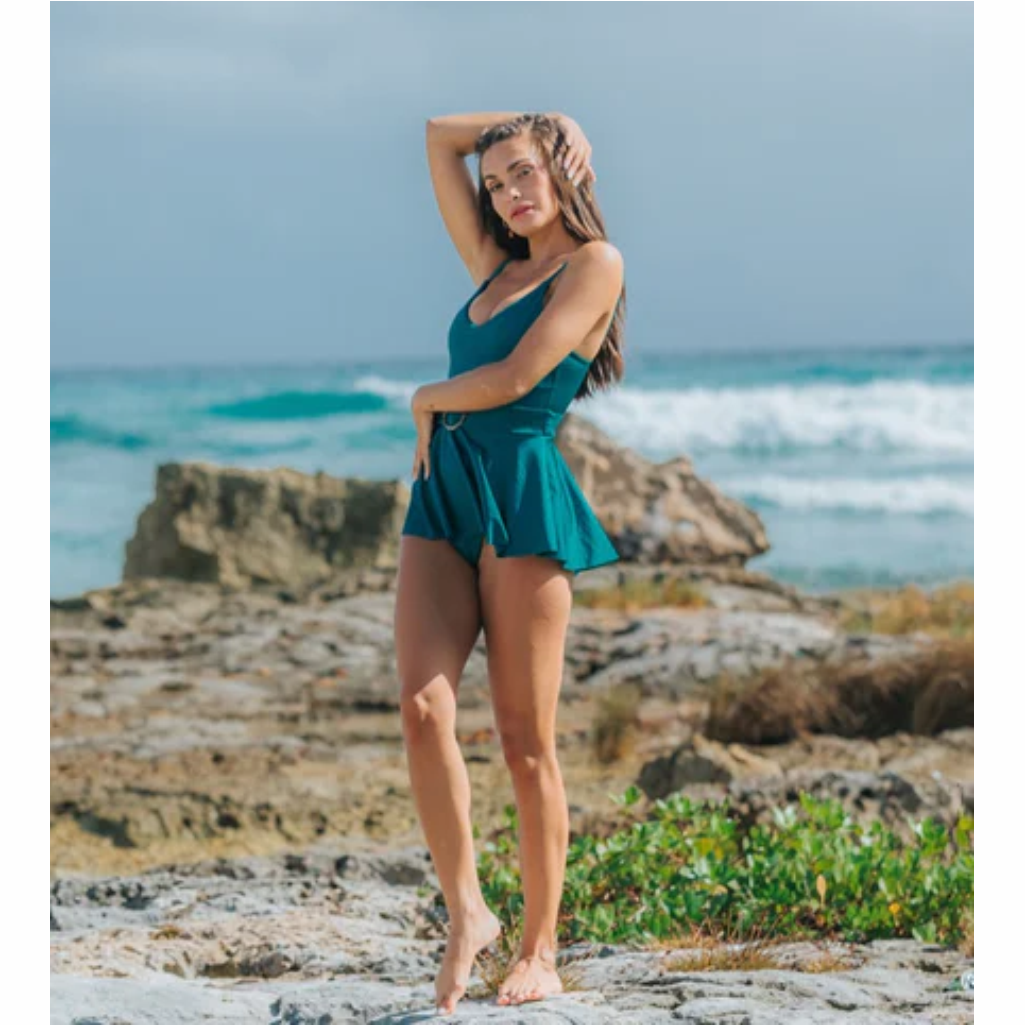 Talla S - TRAJE DE BAÑO COMPLETO CON FAJA
