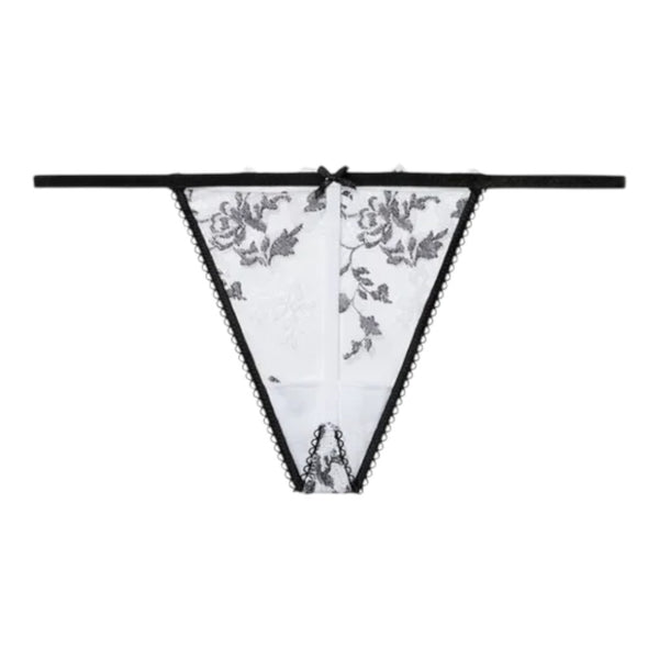 TANGA - Talla L Blanco