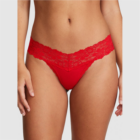TANGA - Talla S Rojo