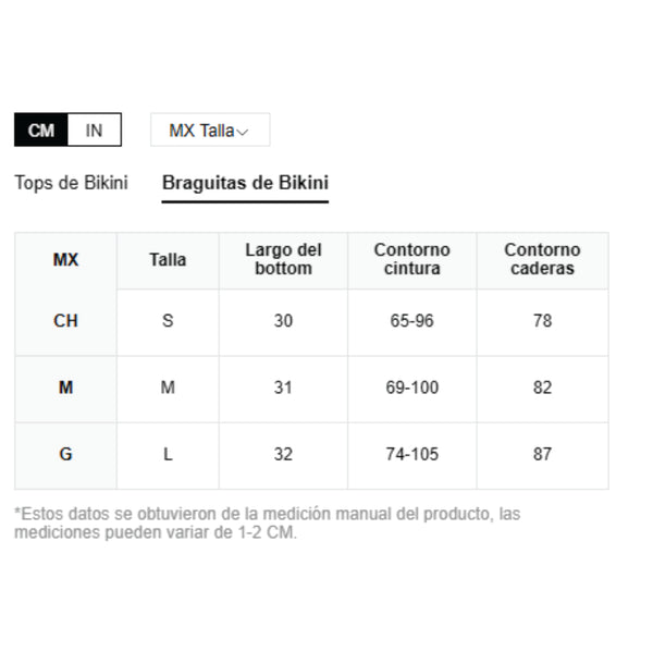 BIKINI - Talla L