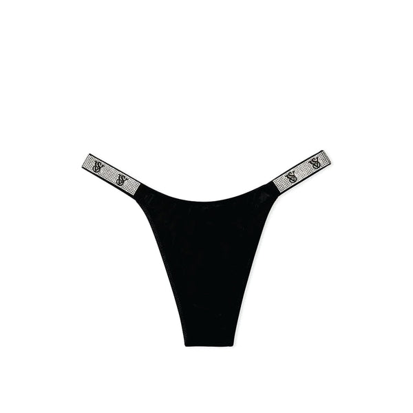 Bikini Brasileño - Talla L Shine Strap Negro