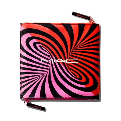 COSMETIQUERA Mac vinil doble cierre, ideal para viaje o tu bolsa