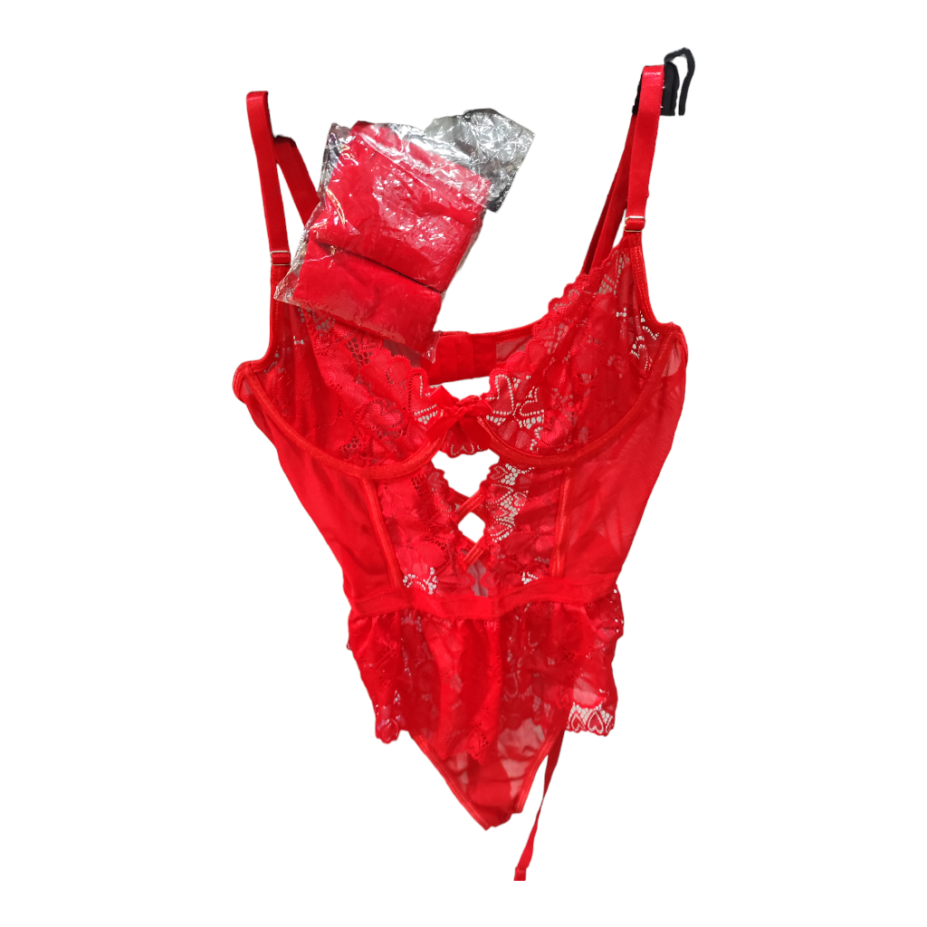 BABY DOLL - Talla S Rojo