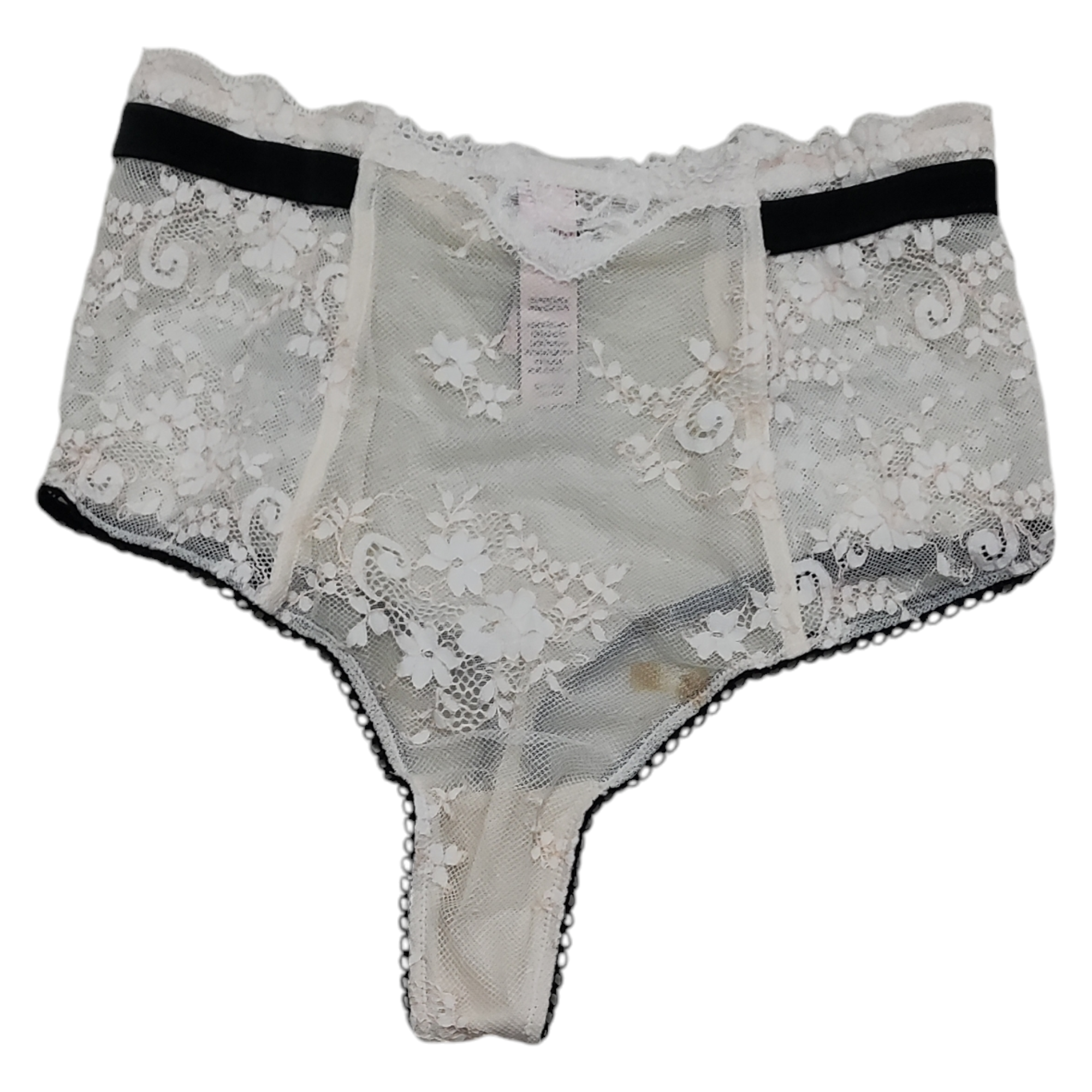TANGA Talla S - Blanco