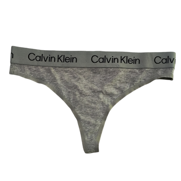 Tanga Talla S - Calvin Klein Gris
