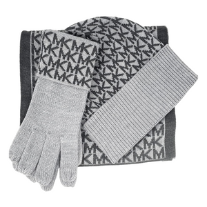 SET BUFANDA Michael Kors Talla 0/S Gris