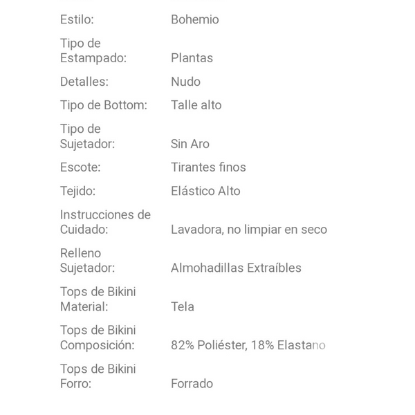 BIKINI - Talla L