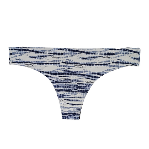 Tanga Talla L - Nautica Azul ( Sin Costura )