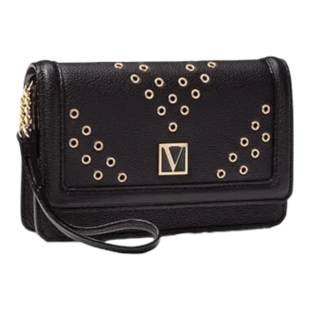 Victoria´s Secret Negro Cartera Muñequera