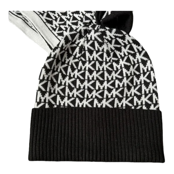 SET BUFANDA Michael Kors Talla 0/S Negro