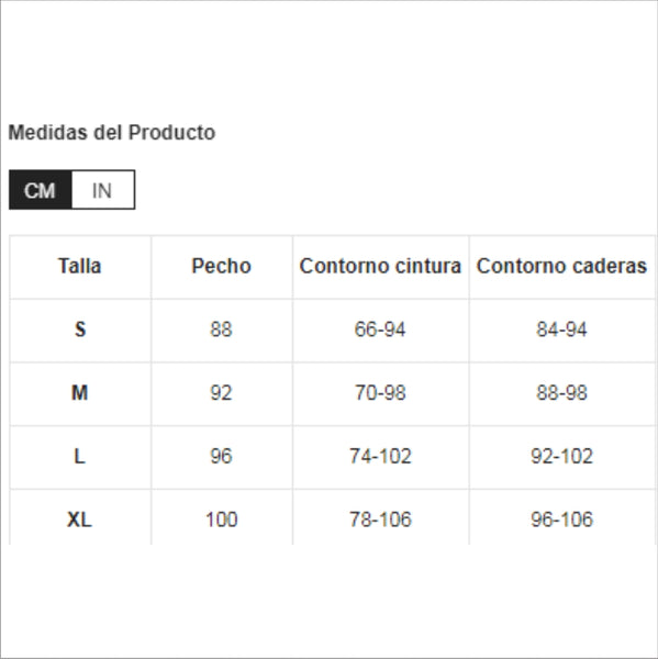 Talla  S - TRAJE DE BAÑO COMPLETO