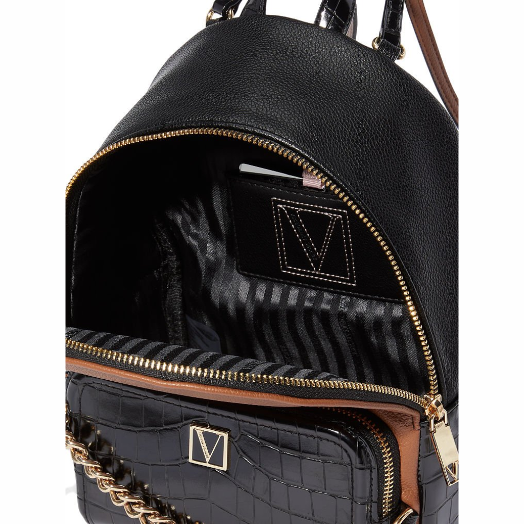 Victoria´s Secret Negro/Café Mochila Mini – Beauty Pink Shy