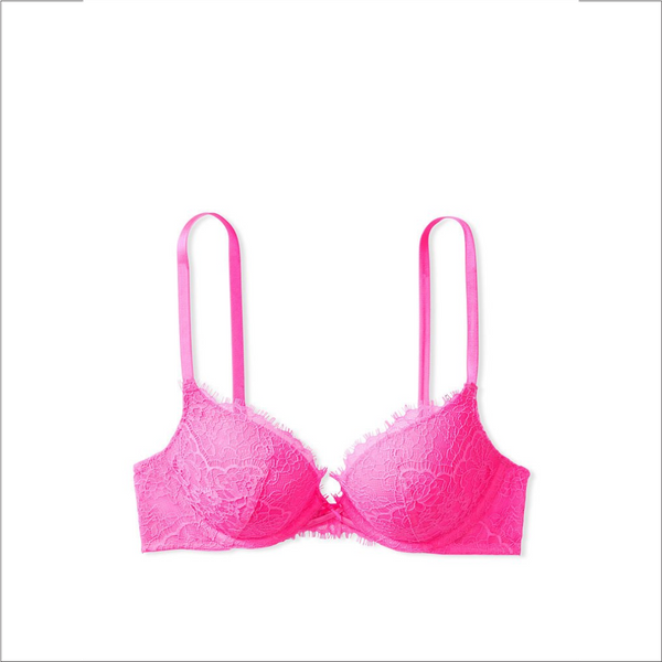 34B- Brasier push up con detalle de lazos entrecruzados