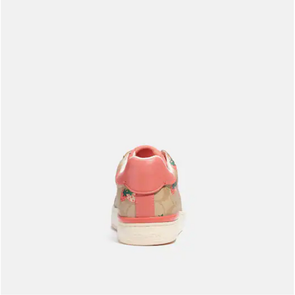 Tenis Coach #26 Clip Low Top Sneaker With Strawberry Print fresas