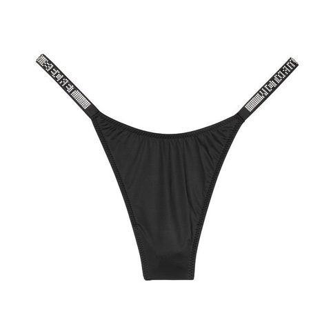 TALLA L - Tanga Brasileña Negra