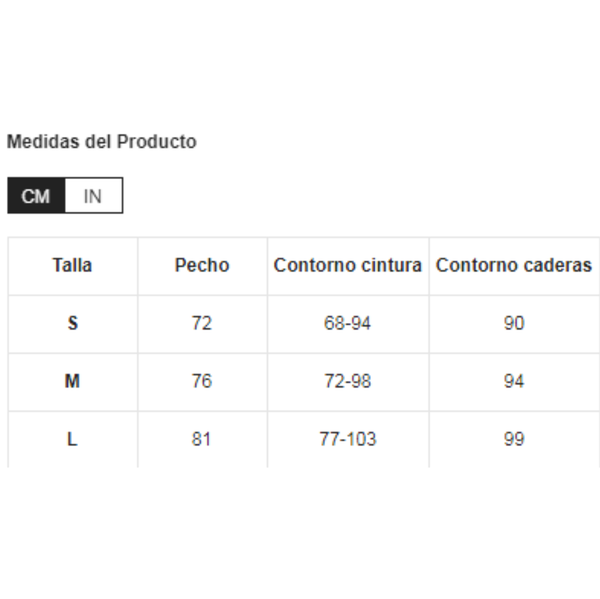 Talla S - TRAJE DE BAÑO COMPLETO