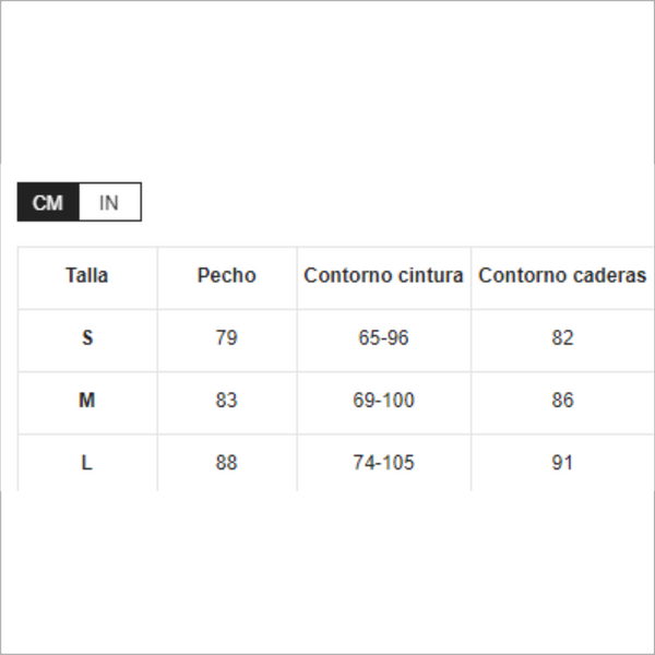 Talla M - TRAJE DE BAÑO COMPLETO