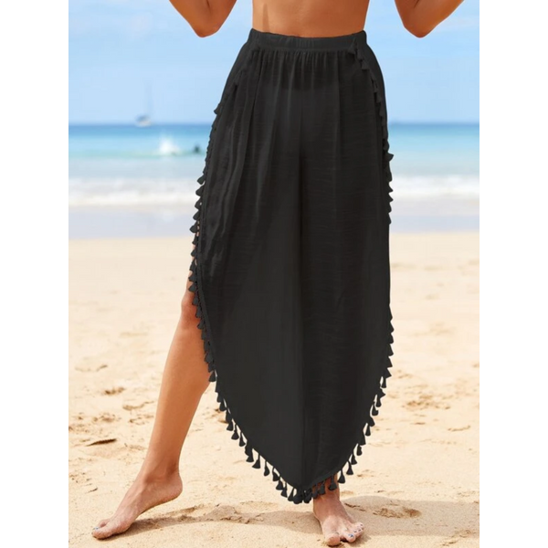 Talla S - Falda de playa con abertura