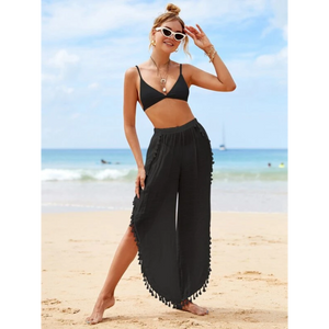 Talla S - Falda de playa con abertura
