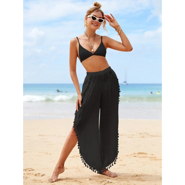 Talla S - Falda de playa con abertura