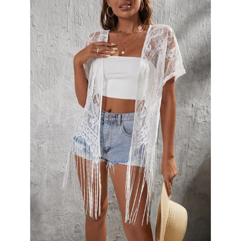 Talla S - Kimono Blanco