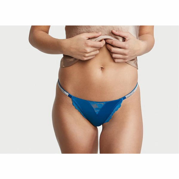 TALLA L - Panty Brasileña Azul