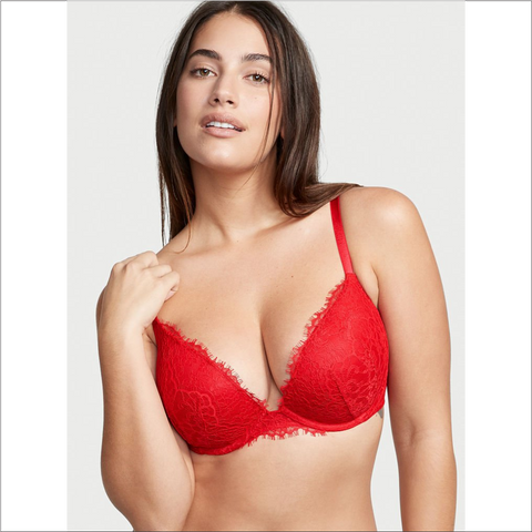 34B - Brassier push up de encaje