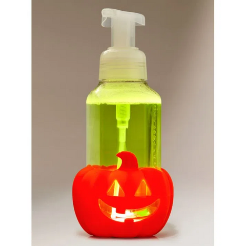 Porta JABÓN ESPUMOSO PARA MANOS Calabaza Con Luz HALLOWEN
